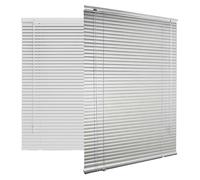 Venetian Blinds 100cm Wide Aluminum Blind For Home Kitchen Windows 25mm Slat Thermal Insulation Window Blinds Anti-UV Waterproof(Silver)