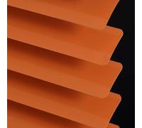 Venetian Blinds Aluminium Metal Slat Home Office Blind Thin Slats Kitchen Blinds Blackout Shutters Child Safe Home Office,Customisable Orange (85×190cm)