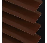Venetian Blinds Aluminium Metal Slat Home Office Blind Thin Slats Kitchen Blinds Blackout Shutters Child Safe Home Office,Customisable Brown (60×120cm)