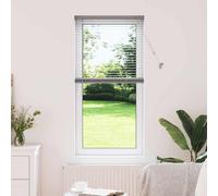 vidaXL Venetian Blinds Height Adjustable Silver 130 x 65 cm Aluminium