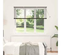 Venetian Blinds Black 155x130cm Aluminium Inside Mount Adjustable Slats with UV