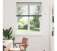vidaXL Venetian Blinds Manual Dark Grey 130 x 105 cm Aluminium