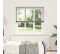 Venetian Blinds Dark Grey 175x150 cm Aluminium Indoor Light Control and Privacy