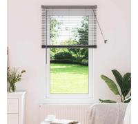 Venetian Blinds Dark Grey Aluminium 130x80cm Inside Mount Light Control Privacy