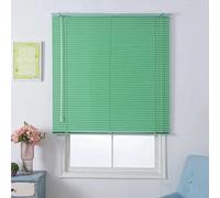 Venetian Blinds Green,Aluminium Venetian Blinds for Windows,Horizontal Blinds 45/50/60/70/80/90/100/115/120/135cm Wide,Blackout Shutters,Privacy Curtains,25mm Slats Blinds,W×H-40×100cm(16*39in)
