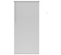 vidaXL Venetian Blinds Height Adjustable Silver 220 x 100 cm Aluminium