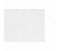 Venetian Blinds Black 155x130cm Aluminium Inside Mount Adjustable Slats with UV