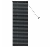 vidaXL Venetian Blinds Manual Dark Grey 130 x 45 cm Aluminium