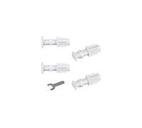 Venetian Blinds No Drill No Tools 4PCS Adhesive Blinds Bracket Venetian Blinds Manual No ToolsNo Drill for Window White