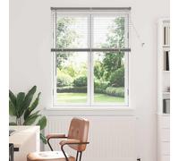 vidaXL Venetian Blinds Height Adjustable Silver 130 x 105 cm Aluminium