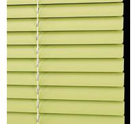 Venetian Blinds Slat Aluminium Metal Home Office Blind Thin Slats Kitchen Blinds Blackout Shutters Child Safe Home, Customisable Bright Yellow (80×90cm)