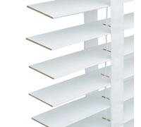 Venetian Blinds Wooden Black/White, 60cm 70cm 80cm 90cm 100cm 110cm 120cm 140cm 150cm 160cm Wide Horizontal Blinds, Wood Venetian Shades for Indoor Window, 50mm Slats Blackout Curtains(White,60 x 130