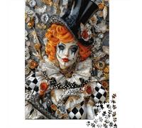 Venetian Carnival Queen 1000 Pieces Eco-friendly Paper Premium Jigsaw Puzzle Kids Beginners Fun Educational Game Gifts 38x26cm/1000pcs