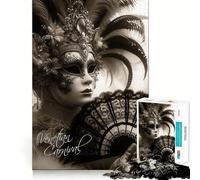 Venetian Charm Jigsaw Puzzle 1000 Pieces Cognitive Fun Play High Precision Die Cut Unique Gift for Stress Relief (38x26cm)