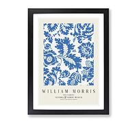 Venetian Pattern By William Morris Classic Painting Framed Wall Art Print, Ready to Hang Picture for Living Room Bedroom Home Office Décor, Black A3 (34 x 46 cm)