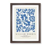 Venetian Pattern By William Morris Exhibition Museum Painting Framed Wall Art Print, Ready to Hang Picture for Living Room Bedroom Home Office Décor, Walnut A3 (34 x 46 cm)