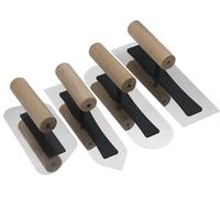 Venetian Plaster Trowel Set - 4 PC Stainless Steel Finishing Tools for Art Painting and Plastering - Professional Quality Hand Tools for Smooth Finishes