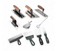 Venetian Plastering Tools Kit Skimflex Complete Set With Trowels, Spatulas & Mixing Paddle