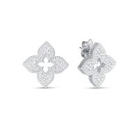 Venetian Princess 18ct White Gold Diamond Stud Earrings
