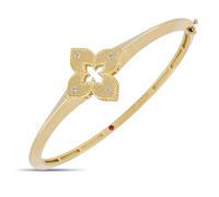 Venetian Princess 18ct Yellow Gold 0.06ct Diamond Bangle