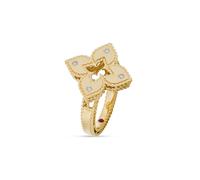 Venetian Princess 18ct Yellow Gold 0.06ct Diamond Ring - Ring Size L