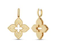 Venetian Princess 18ct Yellow Gold 0.46ct Diamond Hoop Earrings