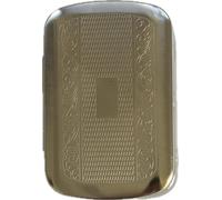 Venetian Tobacco Tin Chrome Various Designs Silver for DIY Turner with Paper Compartment 8 x 5.5 x 2 cm
