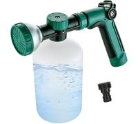 VENETIO 8-Dial Hose-End Sprayer for Liquid Fertilizer & Chemicals | Multi-Purpose Lawn and Garden Nozzle Spreader for Uniform Fertilizing, Pet Washing and Outdoor House Cleaning, 34oz Dispenser Bottle