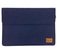 Venetto 15.6 Inch Laptop Sleeve Case Ultrabook Notebook 15.6 Inch Felt Case Protective Cover 15 Inch for Acer Aspire, Asus, Hewlett-Packard HP, MSI, Medion, Lenovo Microsoft, Dark blue, 15,6"