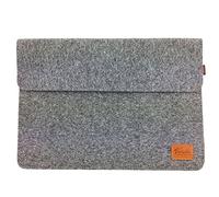 Venetto sleeve for 15.6 Inch Laptop Ultrabook Protective Case for 15" -15.6" Notebook Felt Bag for Acer Aspire, Asus, HP, MSI, Lenovo, Microsoft Surface (Grey)