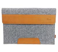 Venetto sleeve for 15.6 Inch Laptop Ultrabook Protective Case for 15" Notebook Felt Bag for Acer Aspire, Asus, HP, MSI, Lenovo, Microsoft Surface (Gray)