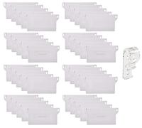 Venezia 40 x Bottom Vertical Blind Weights for 89mm/ 3½ Inches Vertical Blinds + Child/Pet Safety Clip (40 Bottom Weights 89mm / 3½ Inches)