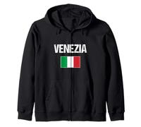 Venezia Italia Venice Italy Italian Flag Venezia Zip Hoodie
