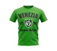Venezia Junior Established Football T-Shirt Green in White | Size: 5-6 Years Venezia White 5-6 Years