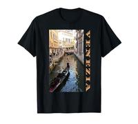 Venezia Venice Italy Canals Gondolas City Travel Souvenir T-Shirt