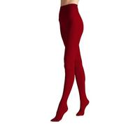 VENEZIANA NUOVA Satinelle 40 Denier Colourful Tights for Women, Microfibre, Matte Opaque, Tomato, M
