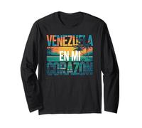 Venezuela en mi Corazón Proud Venezuelan Roots Latino Long Sleeve T-Shirt