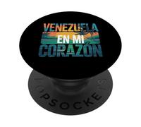 Venezuela en mi Corazón Proud Venezuelan Roots Latino PopSockets Adhesive PopGrip