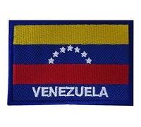 Venezuela Flag Iron On Patch Sew On South America Clothes Bag Embroidered Badge