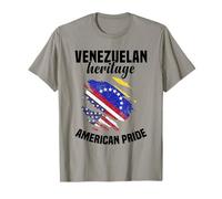 Venezuela Flag Outfit American Flags US Uniform Venezuelan T-Shirt