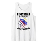 Venezuela Flag Outfit American Flags US Uniform Venezuelan Tank Top