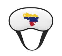 Venezuela Flag Print Unisex Washable Eye Mask Sleeping Light-Blocking Cover for Home Hotel Camping