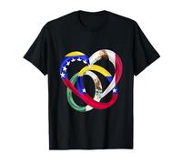 Venezuela Flag Wedding Anniversary Engagement Mexico T-Shirt