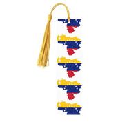 Venezuela Flag Wooden Bookmark Perfect Decoration for Bookmarks Lovers Students Reading Book Club