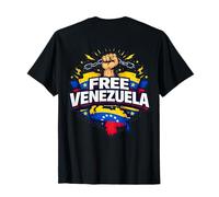 Venezuela Freedom Protest Graphic, Symbolic Anti-Regime Back T-Shirt