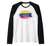 Venezuela - La Vinotinto Team Soccer Design for Venezuelans Raglan Baseball Tee