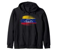 Venezuela - La Vinotinto Team Soccer Design for Venezuelans Zip Hoodie