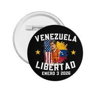 Venezuela Libertad Enero 3 2026 pins Freedom Democracy Metal Pin Badge 1 Pcs