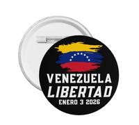 Venezuela Libertad Enero 3 2026 pins Freedom Democracy Metal Pin Badge 1 Pcs