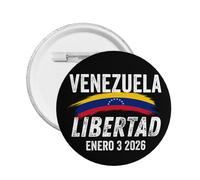Venezuela Libertad Enero 3 2026 pins Freedom Democracy Metal Pin Badge 1 Pcs